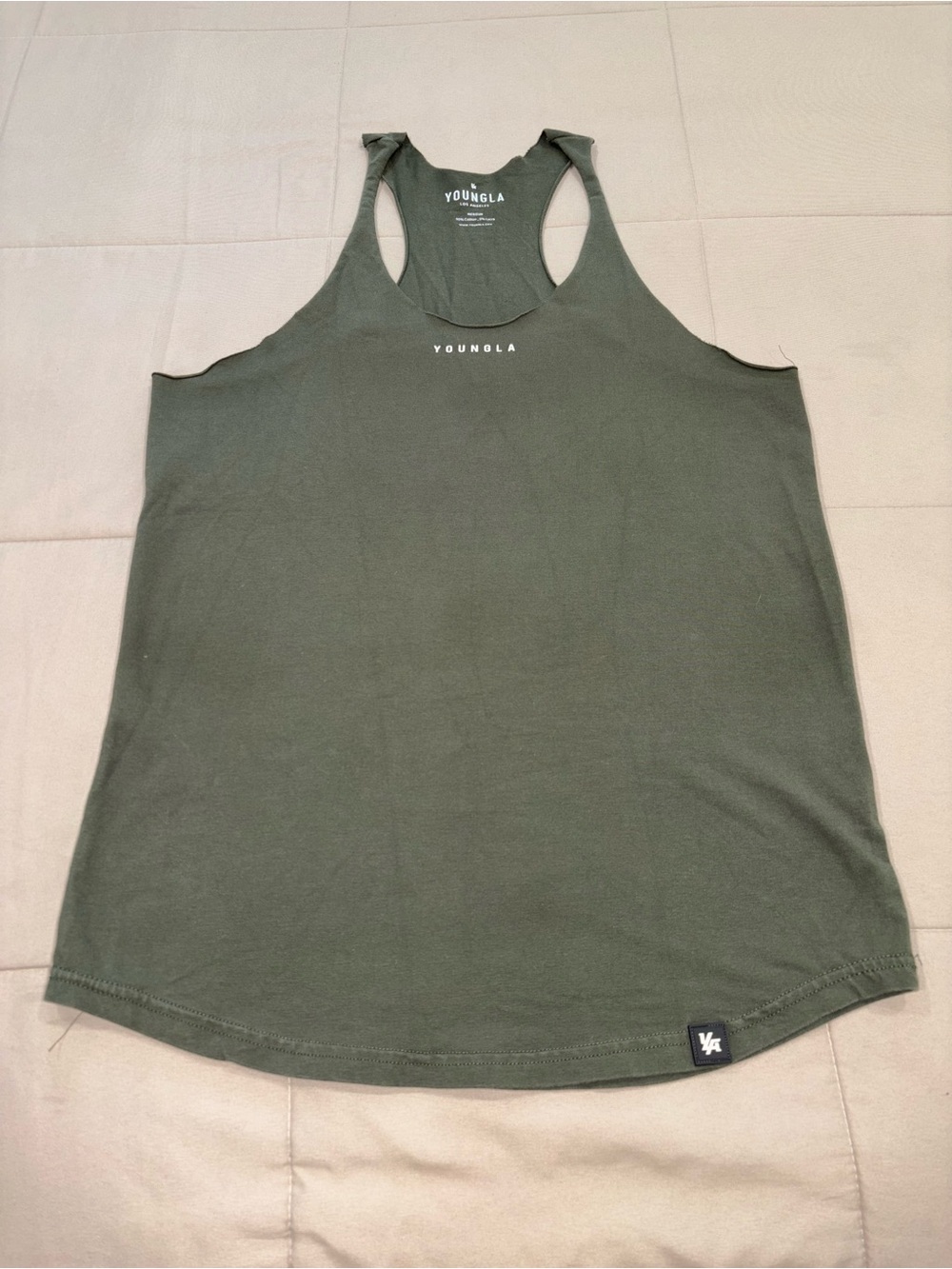 YoungLA Olive Racerback Training Tank